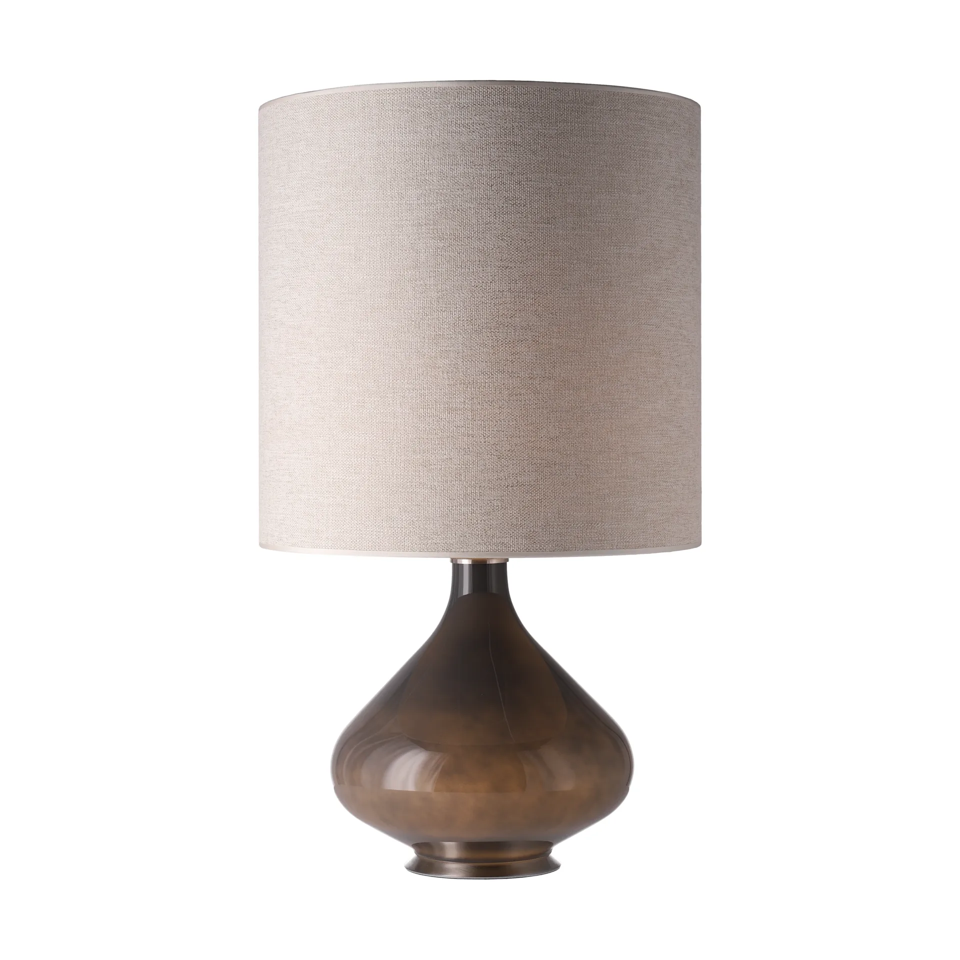 Flavia bordlampe grå lampefod, London Beige M Flavia Lamps