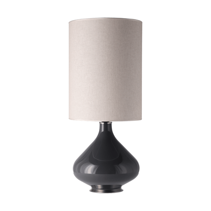 Flavia bordlampe grå lampefod - Milano Tostado L - Flavia Lamps