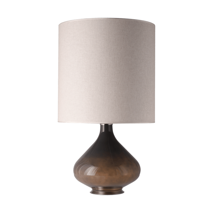 Flavia bordlampe grå lampefod, Milano Tostado M Flavia Lamps