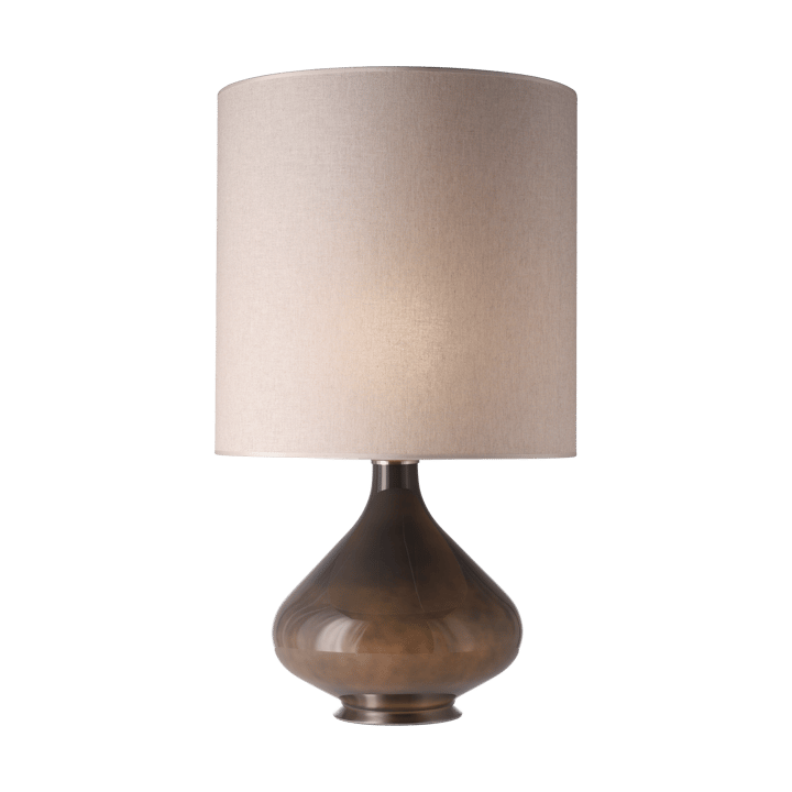 Flavia bordlampe grå lampefod, Milano Tostado M Flavia Lamps