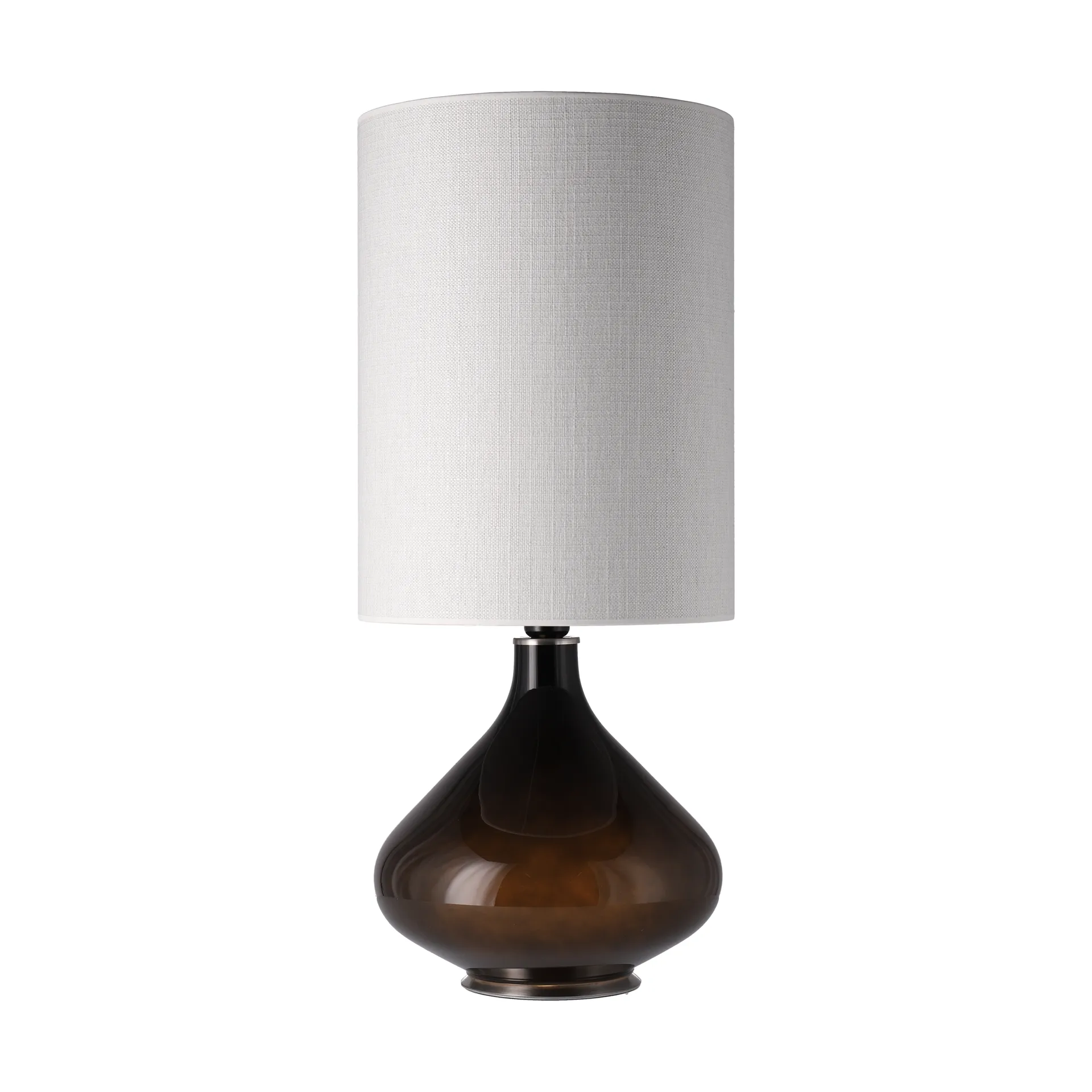 Flavia bordlampe sort lampefod, Babel Beige L Flavia Lamps