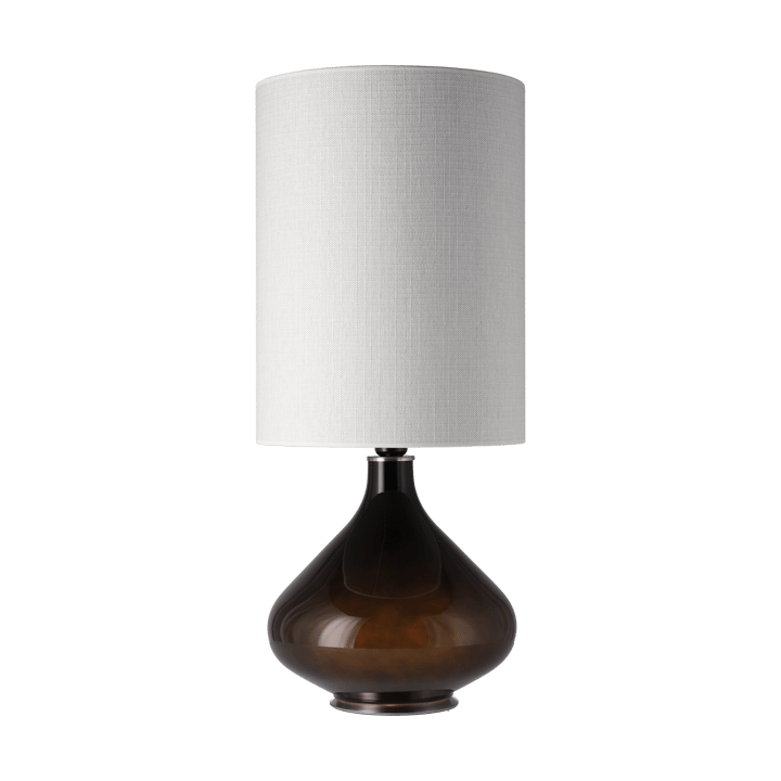 Flavia bordlampe sort lampefod, Babel Beige L Flavia Lamps