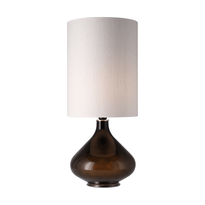 Flavia bordlampe sort lampefod, Babel Beige L Flavia Lamps