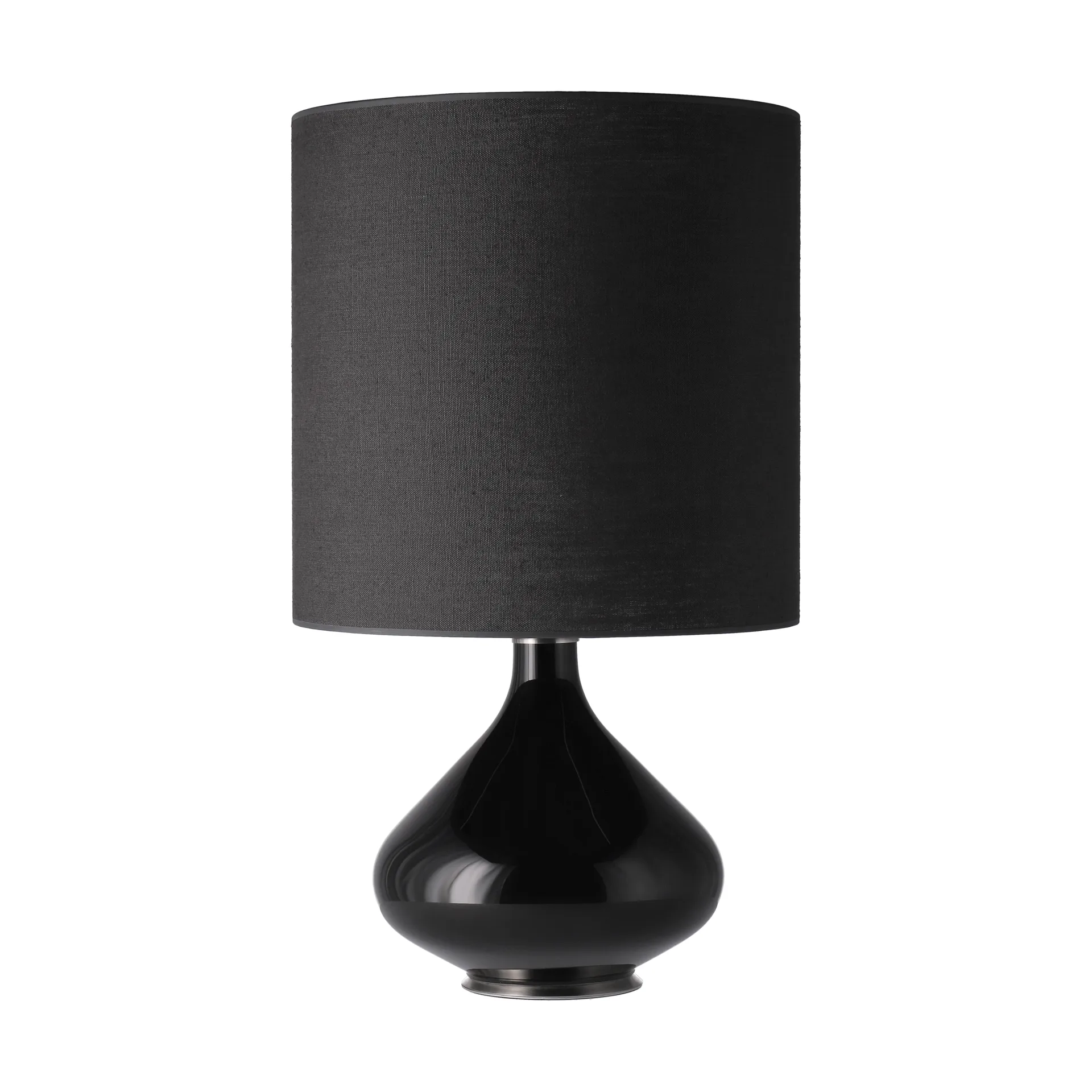 Flavia bordlampe sort lampefod, Lino Negro M Flavia Lamps