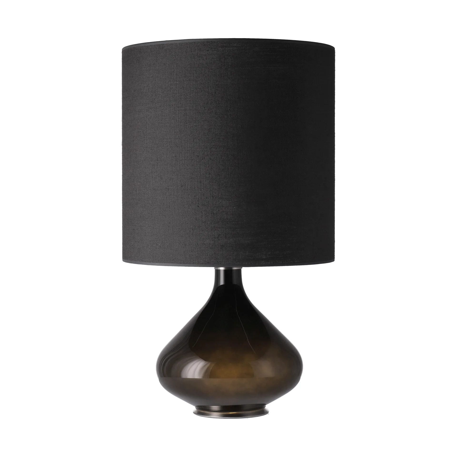 Flavia bordlampe sort lampefod, Lino Negro M Flavia Lamps