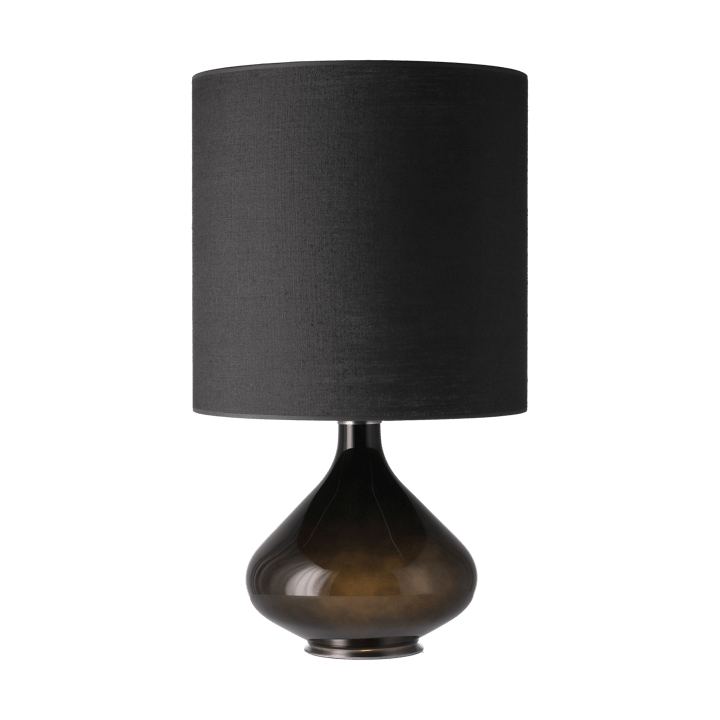 Flavia bordlampe sort lampefod, Lino Negro M Flavia Lamps