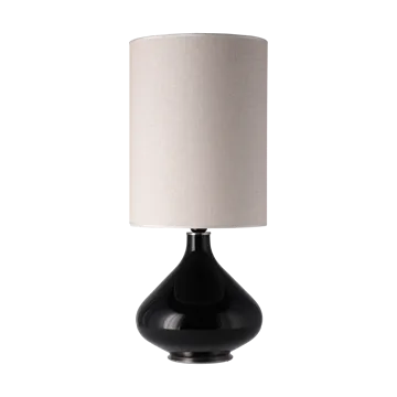 Flavia bordlampe sort lampefod - Milano Tostado L - Flavia Lamps