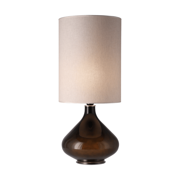 Flavia bordlampe sort lampefod, Milano Tostado L Flavia Lamps