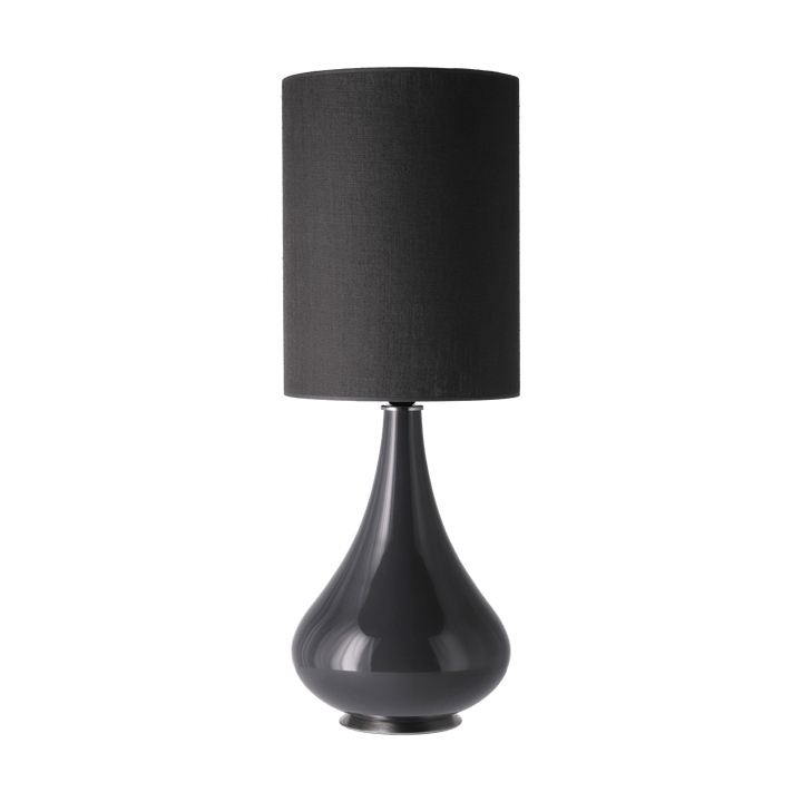 Renata bordlampe grå lampefod - Lino Negro L - Flavia Lamps