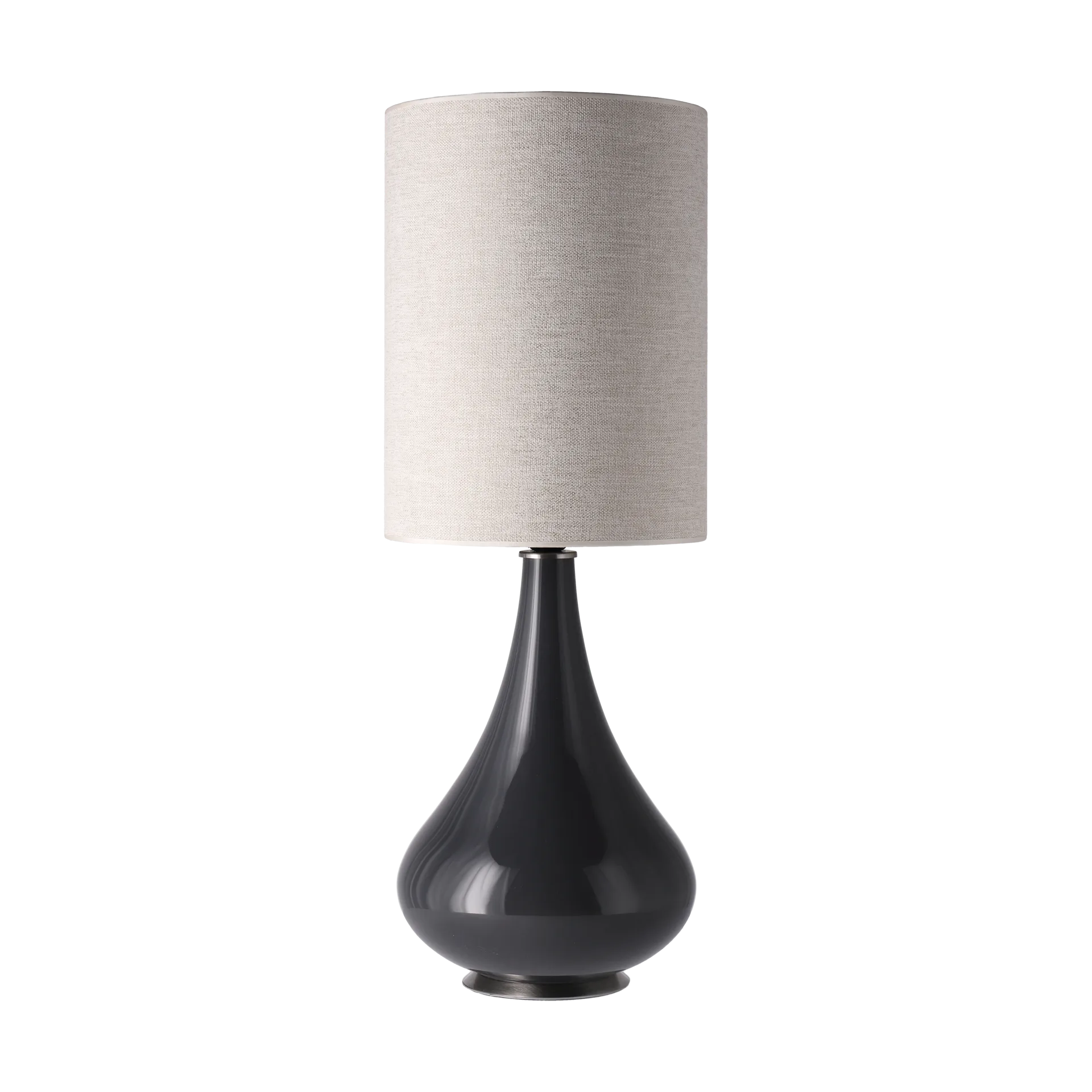 Renata bordlampe grå lampefod, London Beige L Flavia Lamps