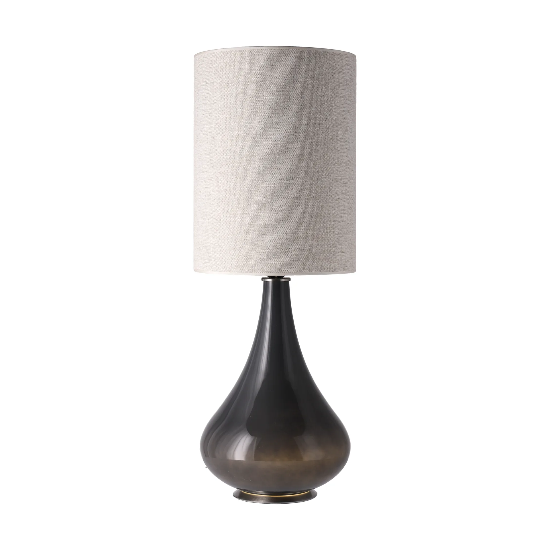 Renata bordlampe grå lampefod, London Beige L Flavia Lamps