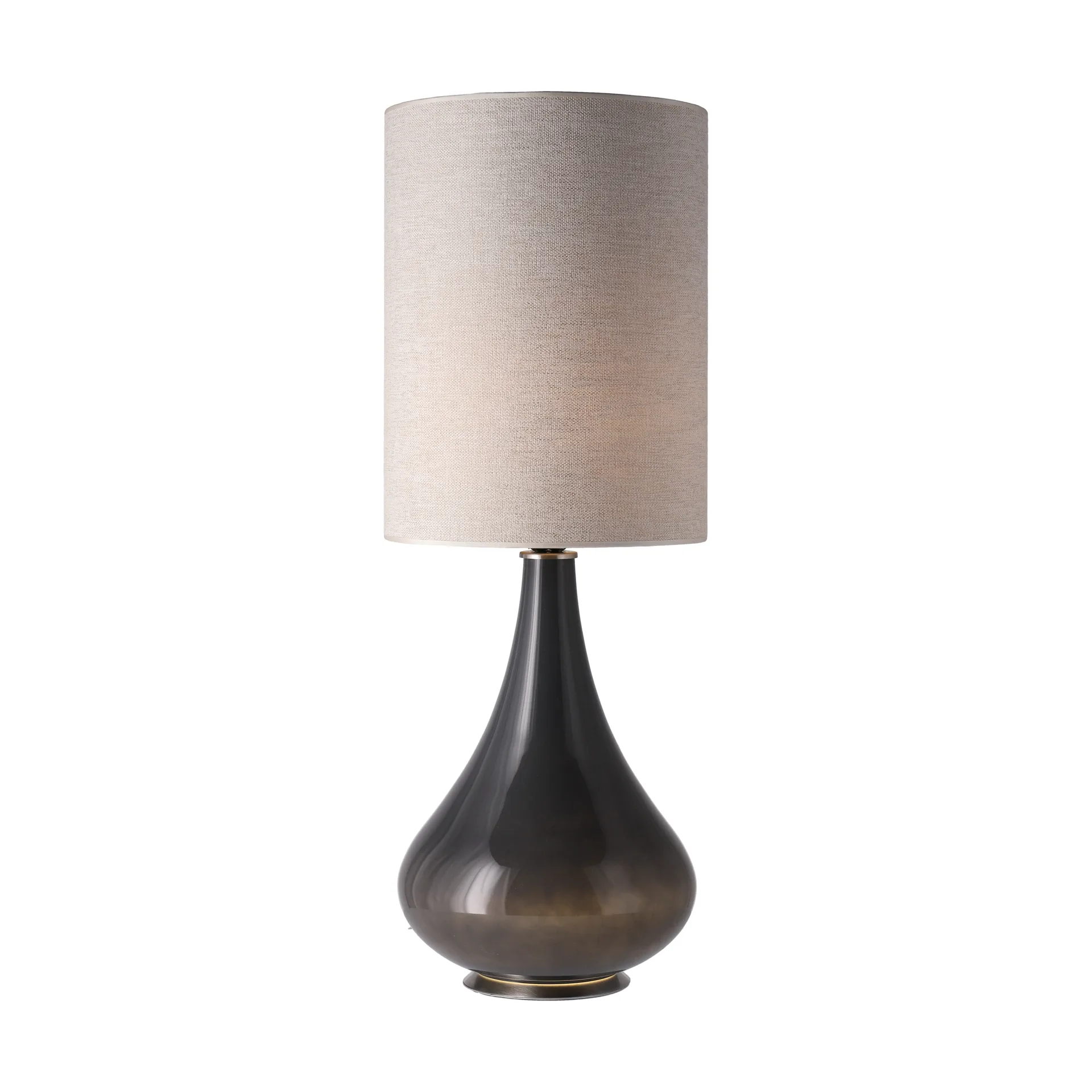 Renata bordlampe grå lampefod, London Beige L Flavia Lamps