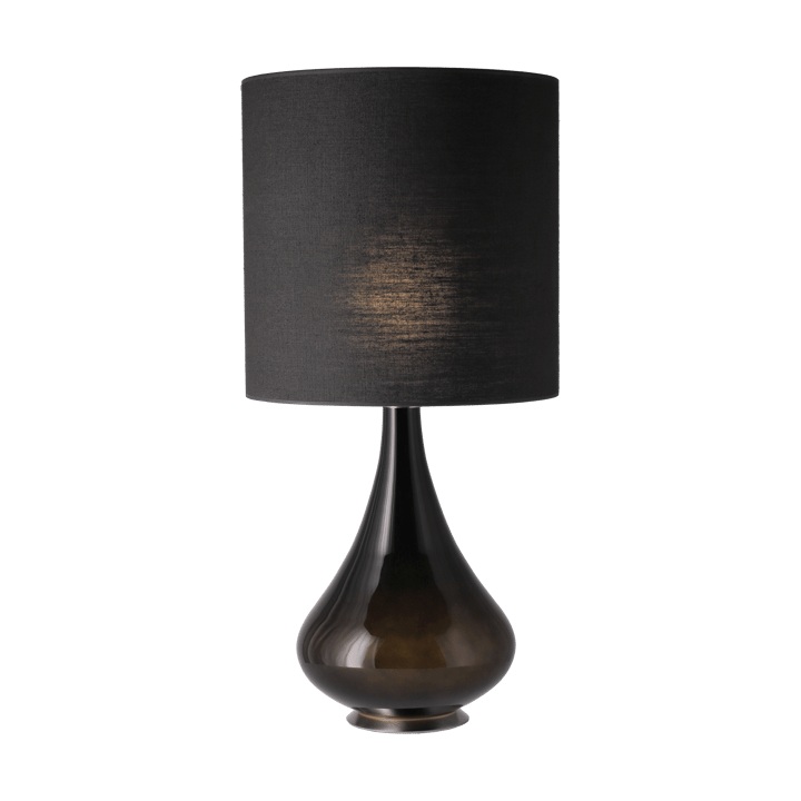 Renata bordlampe sort lampefod, Lino Negro M Flavia Lamps