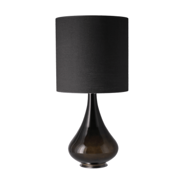 Renata bordlampe sort lampefod - Lino Negro M - Flavia Lamps