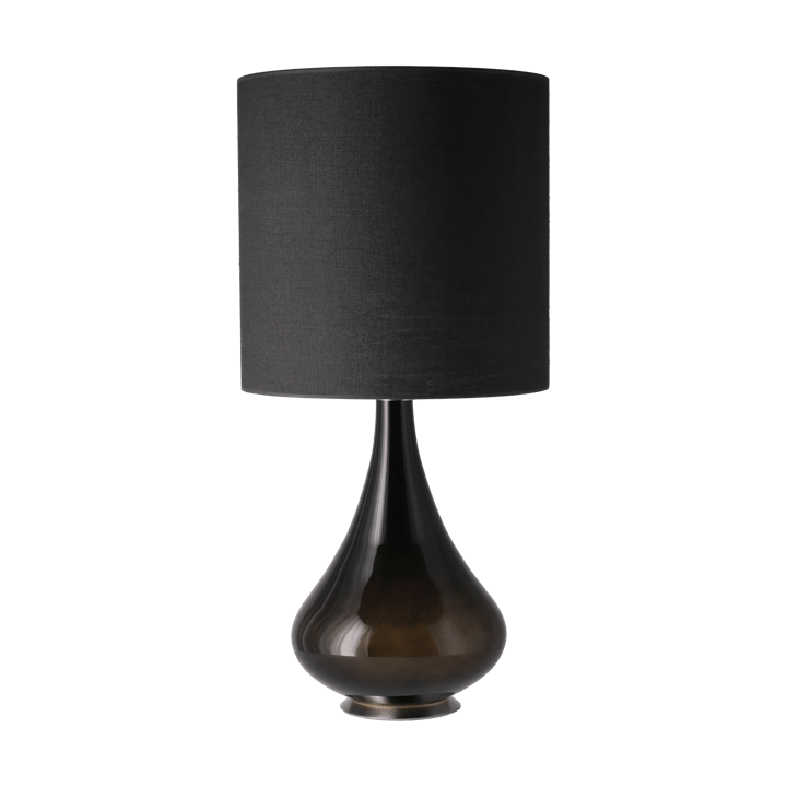Renata bordlampe sort lampefod, Lino Negro M Flavia Lamps