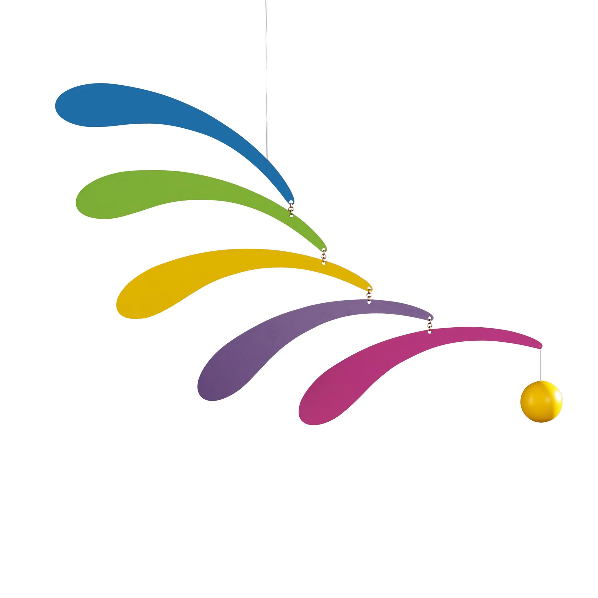 Flowing Rythm mobile, regnbue Flensted Mobiles