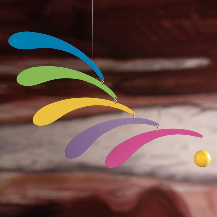 Flowing Rythm mobile, regnbue Flensted Mobiles