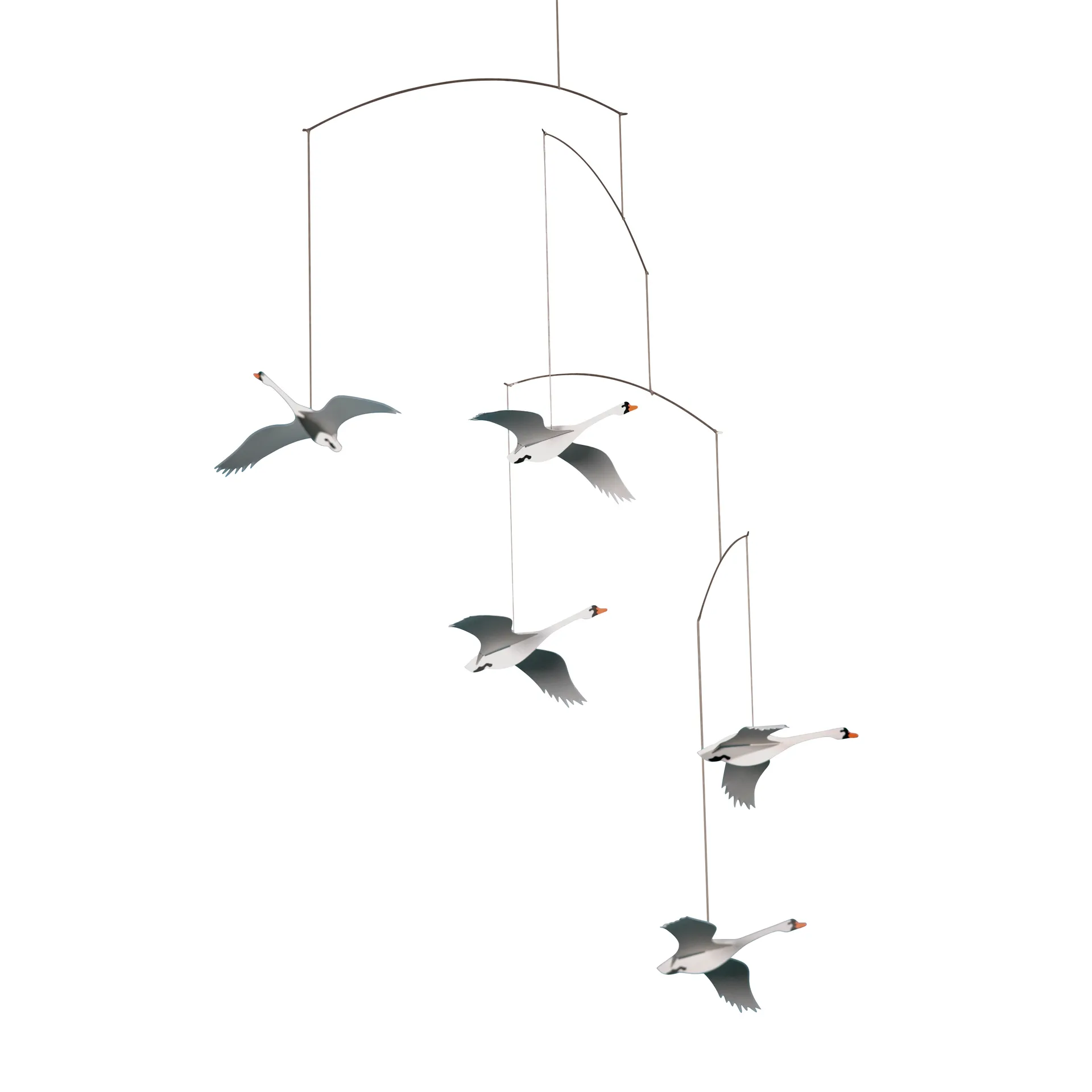 Scandinavian swans uro, multi Flensted Mobiles