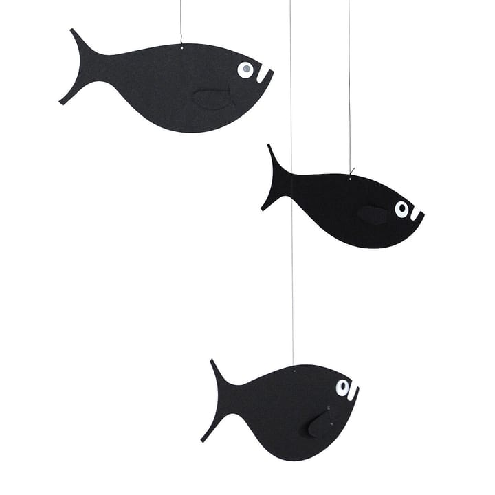 Shoal of fish uro, sort Flensted Mobiles