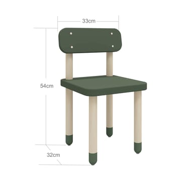 Dots stol - Grøn - FLEXA