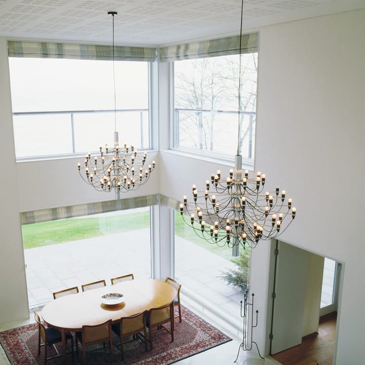 2097 Sarfatti lysekrone, Krom 50 stk. lamper Flos