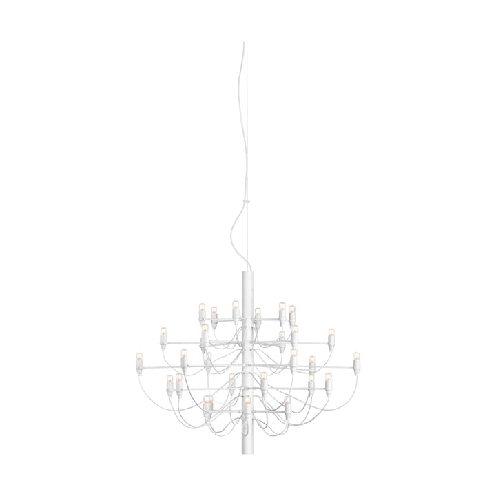 2097 Sarfatti lysekrone LED - Mat hvid 30 lamper - Flos