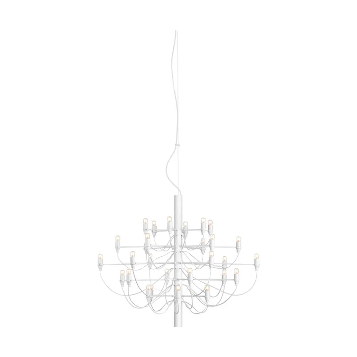2097 Sarfatti lysekrone LED - Mat hvid 30 lamper - Flos