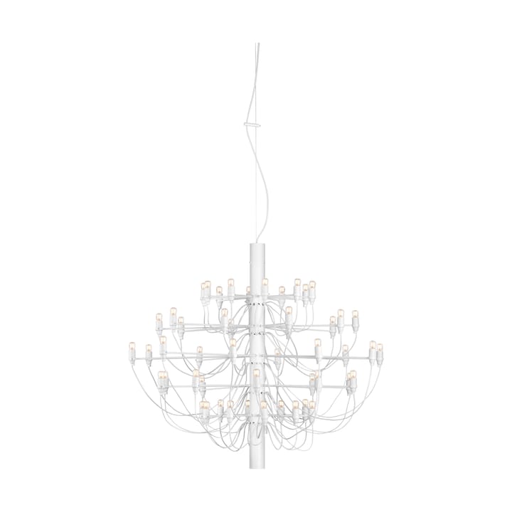 2097 Sarfatti lysekrone LED - Mat hvid 50 lamper - Flos