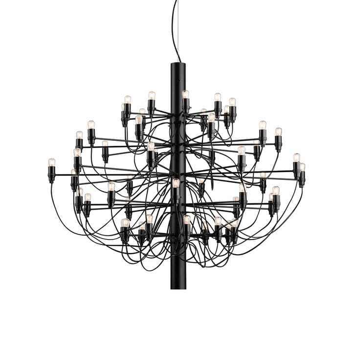 2097 Sarfatti lysekrone - Mat sort 50 lamper - Flos