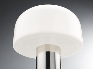Bellhop Glass T bordlampe - Bright aluminum - Flos