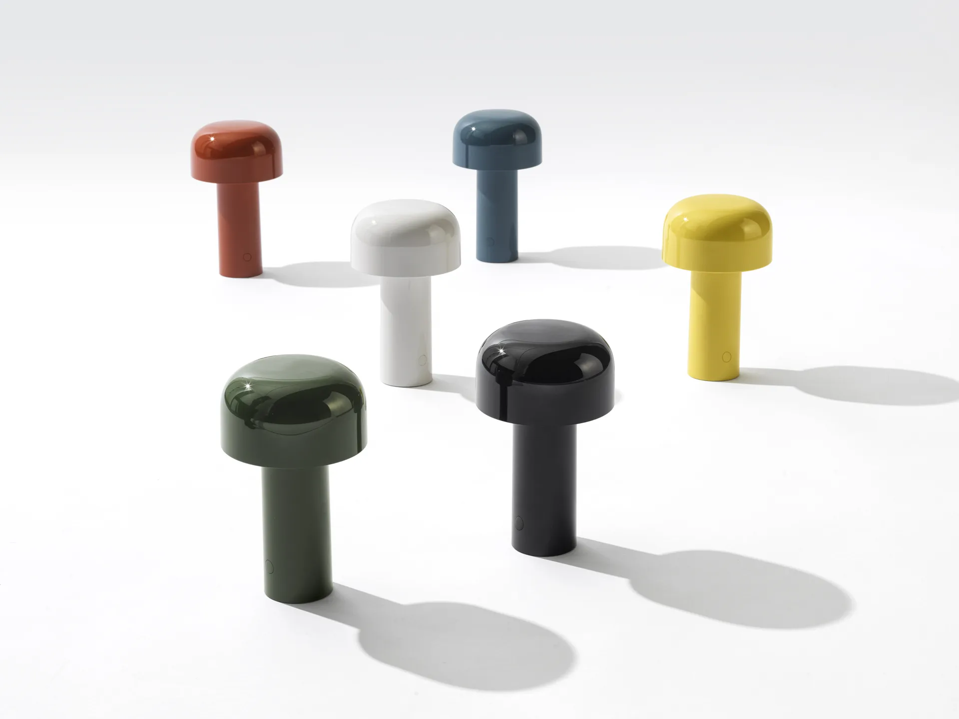 Bellhop portabel bordlampe, Glossy green, IP54 (indendørs/udendørs) Flos