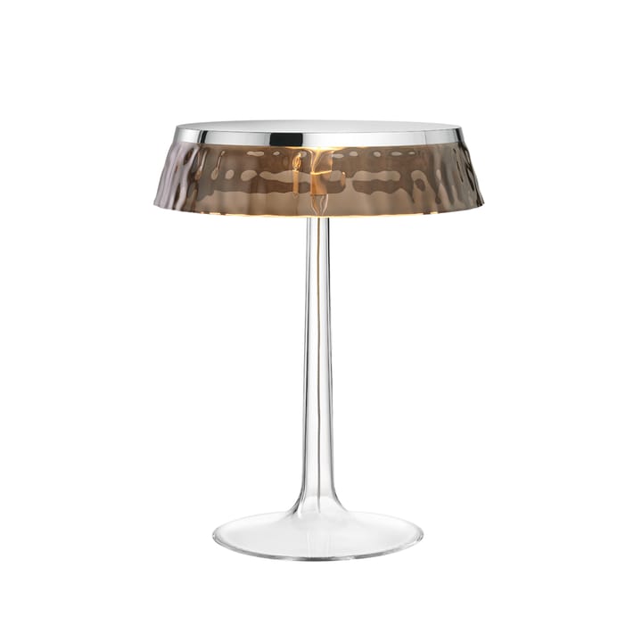 Bon Jour T bordlampe - Chrome-fumé skærm - Flos