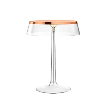 Bon Jour T bordlampe - Copper-transparent skærm - Flos