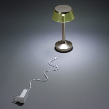 Bon Jour Unplugged bordlampe - Matt chrome-fumée - Flos