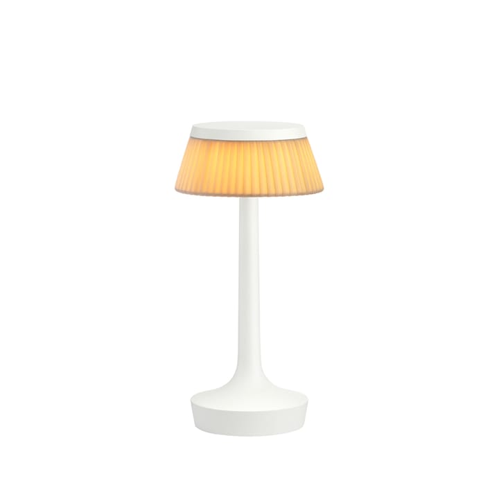 Bon Jour Unplugged bordlampe - White-fabric - Flos