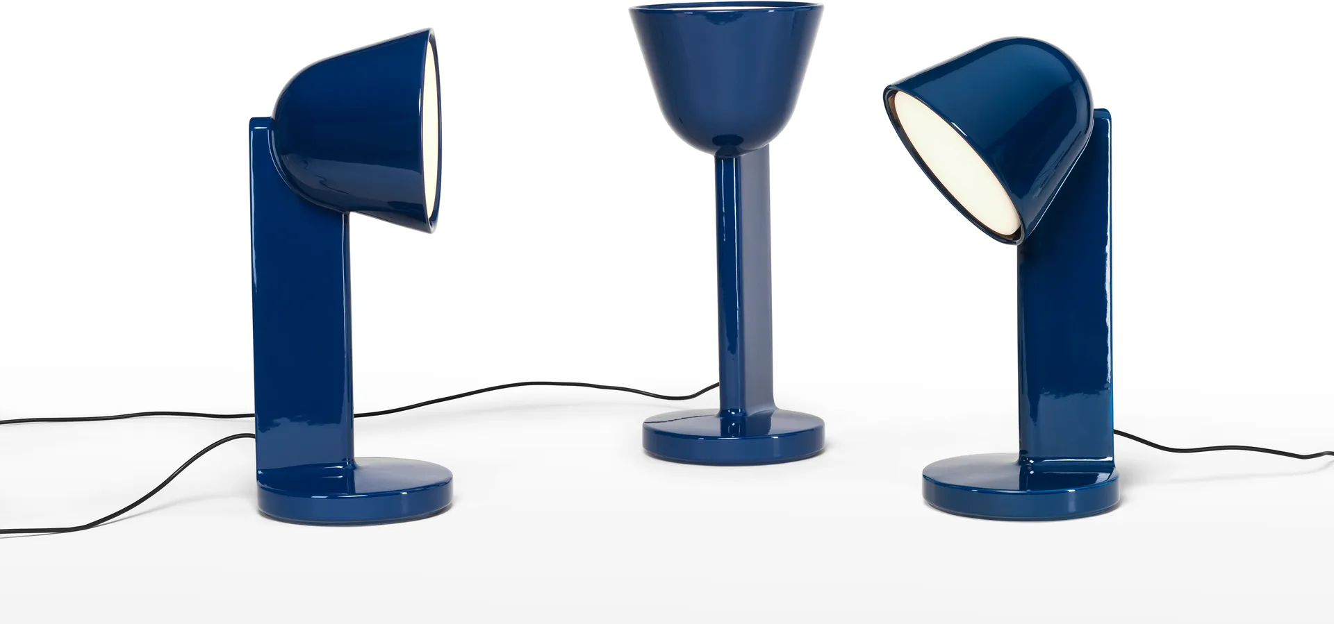 Céramique Down bordlampe, Navy blue Flos