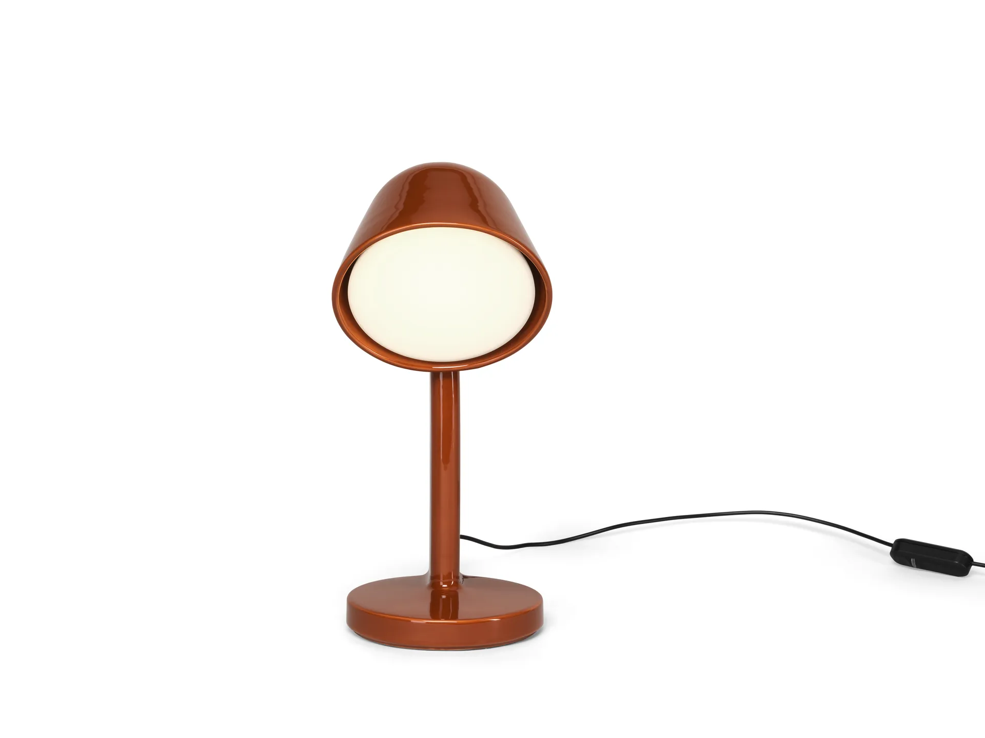 Céramique Down bordlampe, Rust red Flos