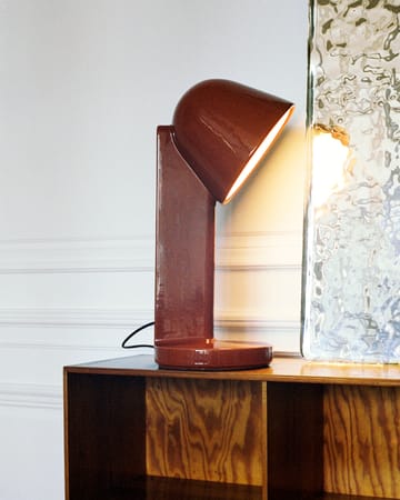 Céramique Down bordlampe - Rust red - Flos