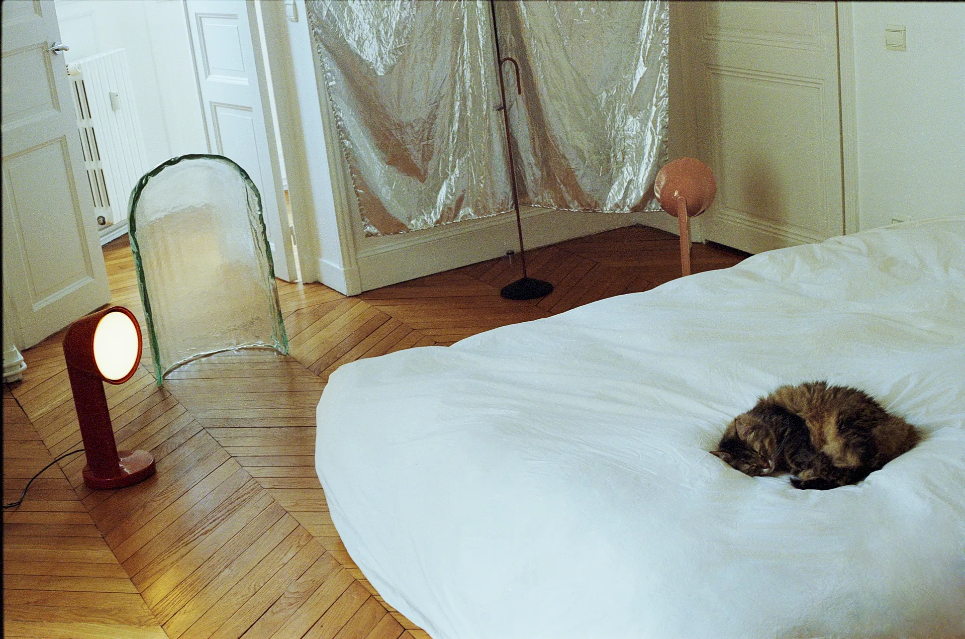 Céramique Side bordlampe, Rust red Flos