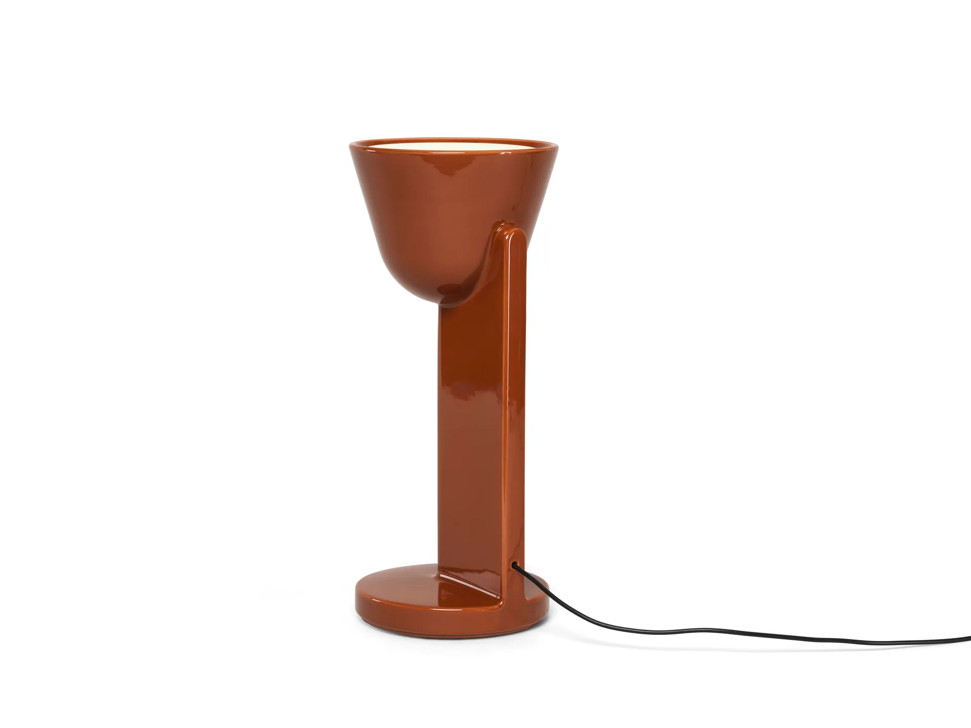 Céramique Up bordlampe, Rust red Flos