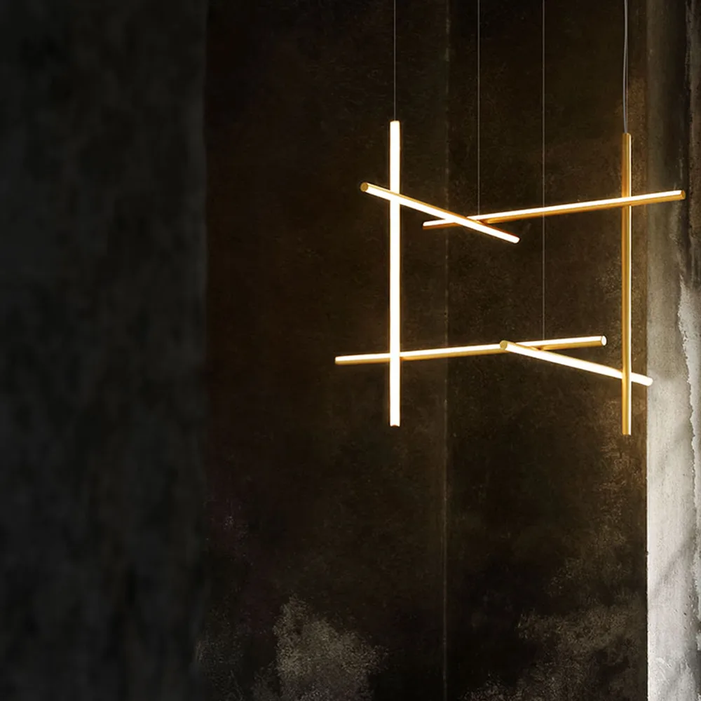 Coordinates S1 pendel, Messing Flos