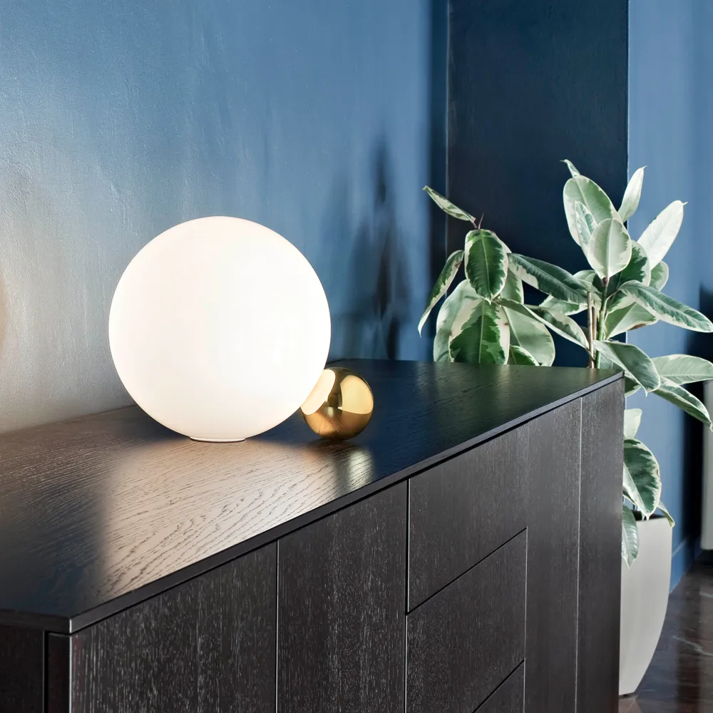 Copycat bordlampe, Guld Flos