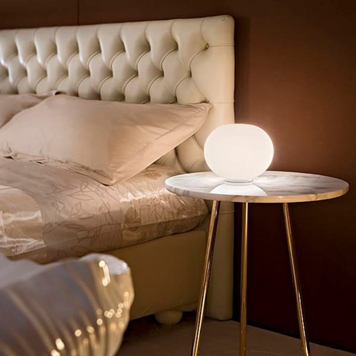 Glo-ball B Zero bordlampe, Hvidt opalglas Flos
