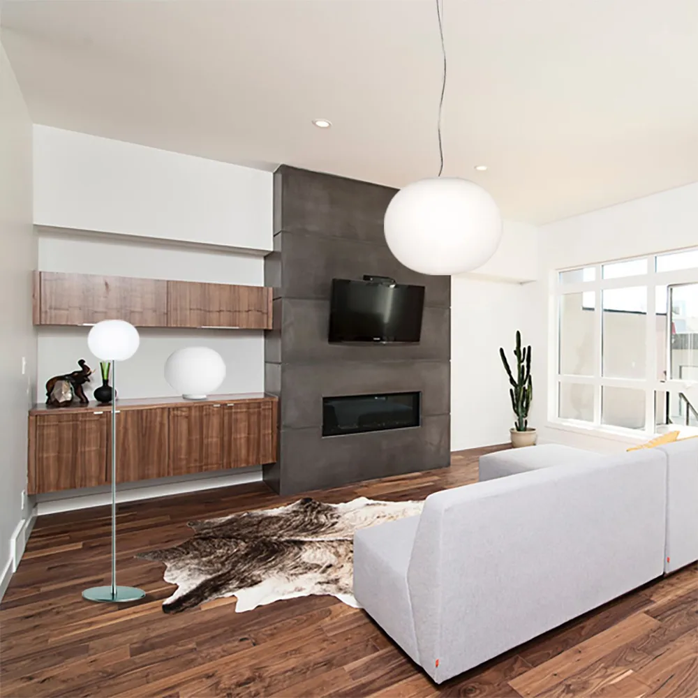 Glo-ball S1 pendel, Hvidt opalglas Flos