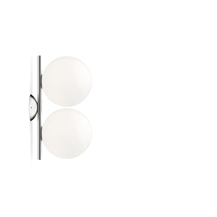 IC lights C/W1 Double væglampe - Krom-opal - Flos