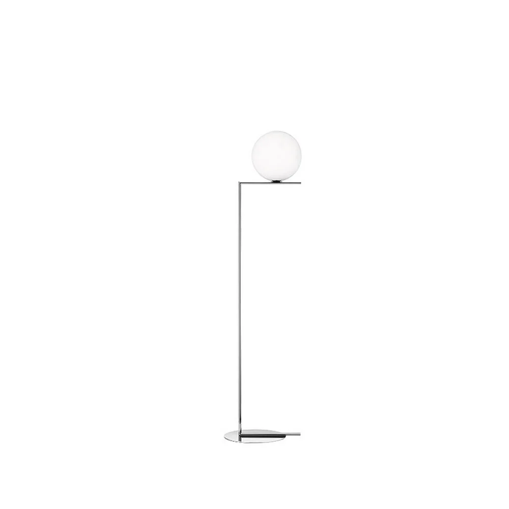 IC lights F1 gulvlampe, Krom-opal Flos