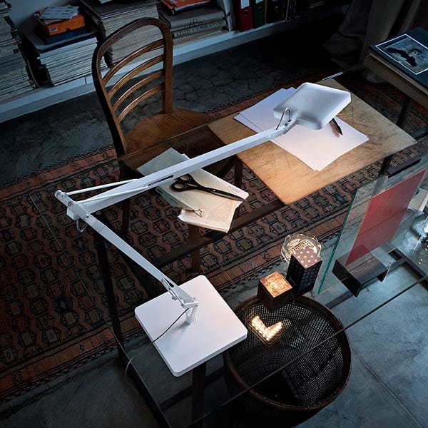 Kelvin T LED bordlampe, Hvid blank Flos