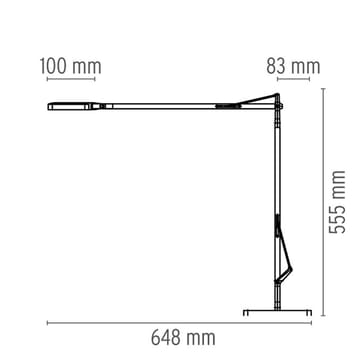 Kelvin T LED bordlampe - Hvid blank - Flos