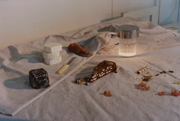 Last Order Fluted IP55 bordlampe - Rustfrit stål - Flos