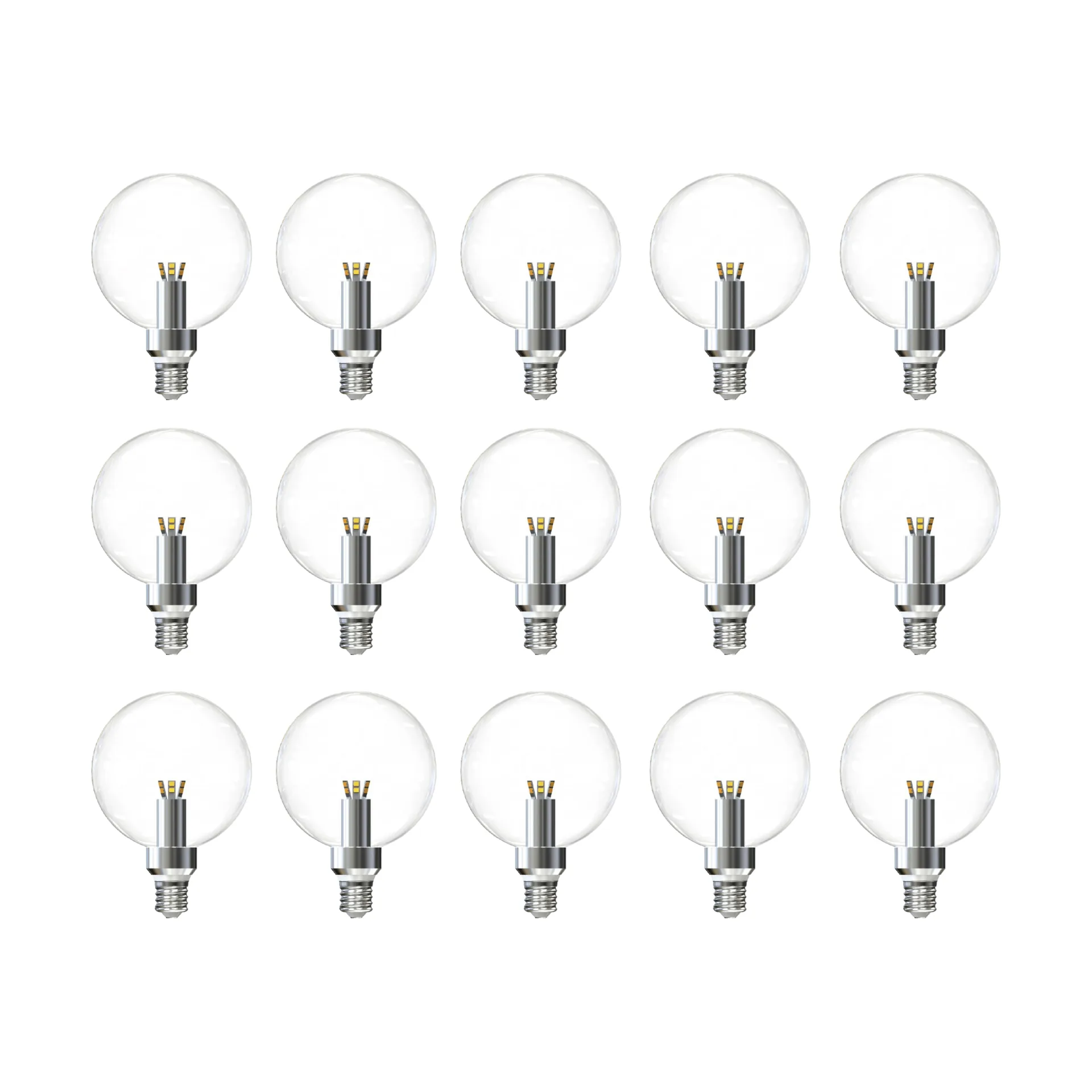 LED glob retrofit dæmpbar lyskilde E27 15-pak, 2500K 170 lm 3 W Flos